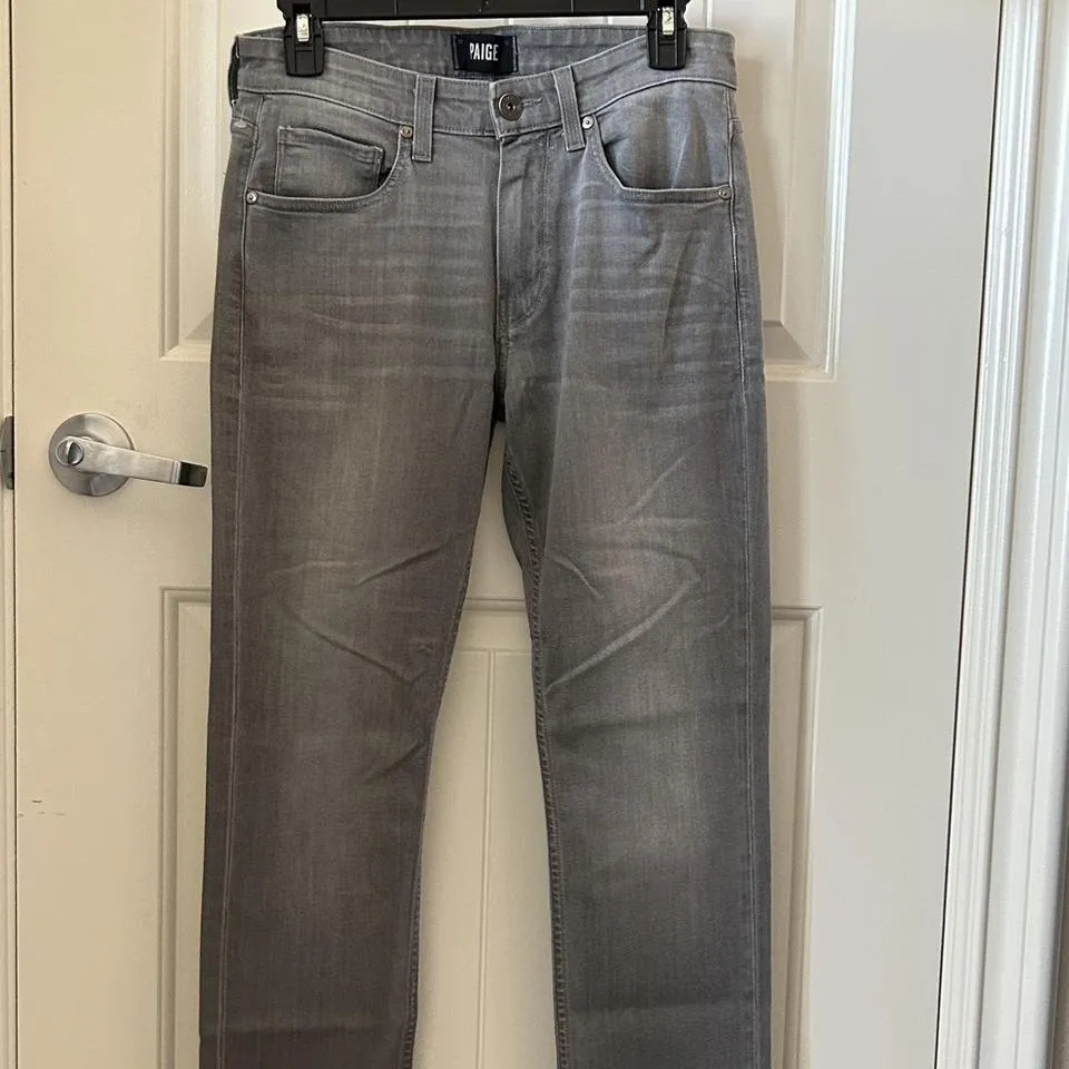 PAIGE Men's Grey Jeans