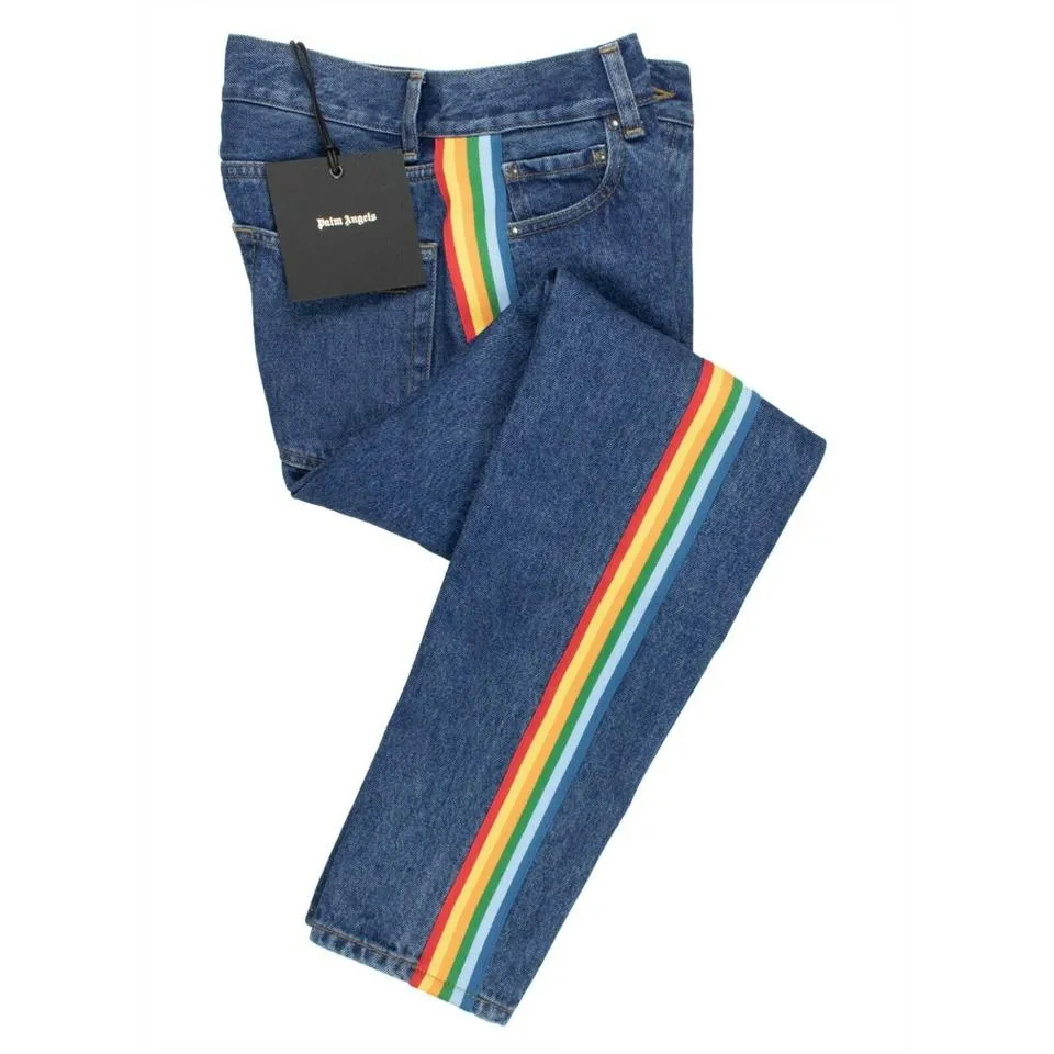 Palm Angels Men's Blue Jeans