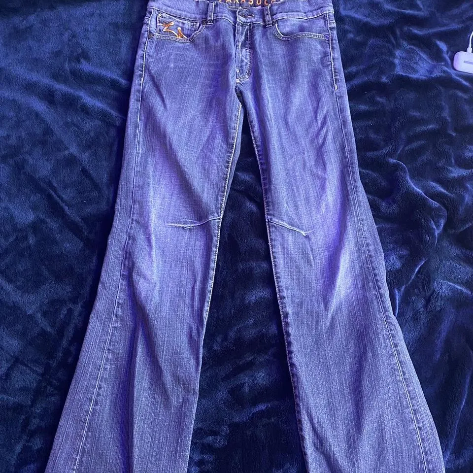 Parasuco Men's Navy and Brown Jeans