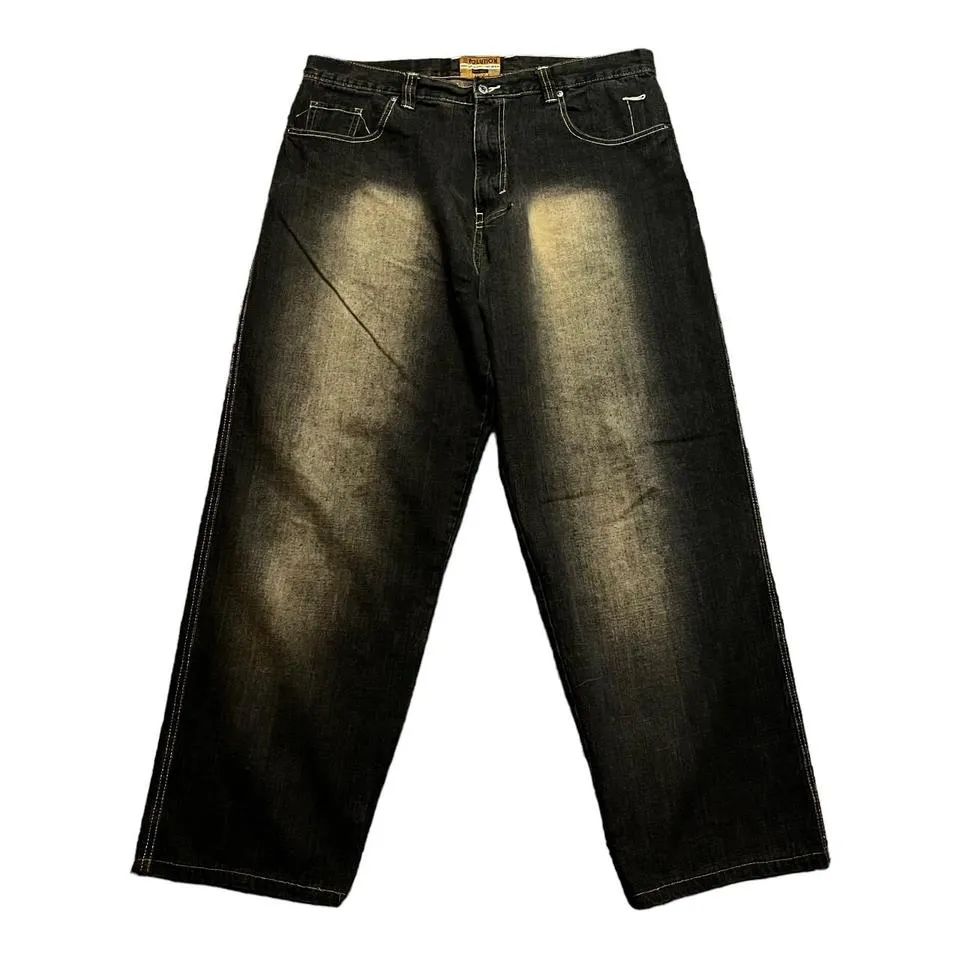 Pepe Jeans Men's Black and Brown Jeans