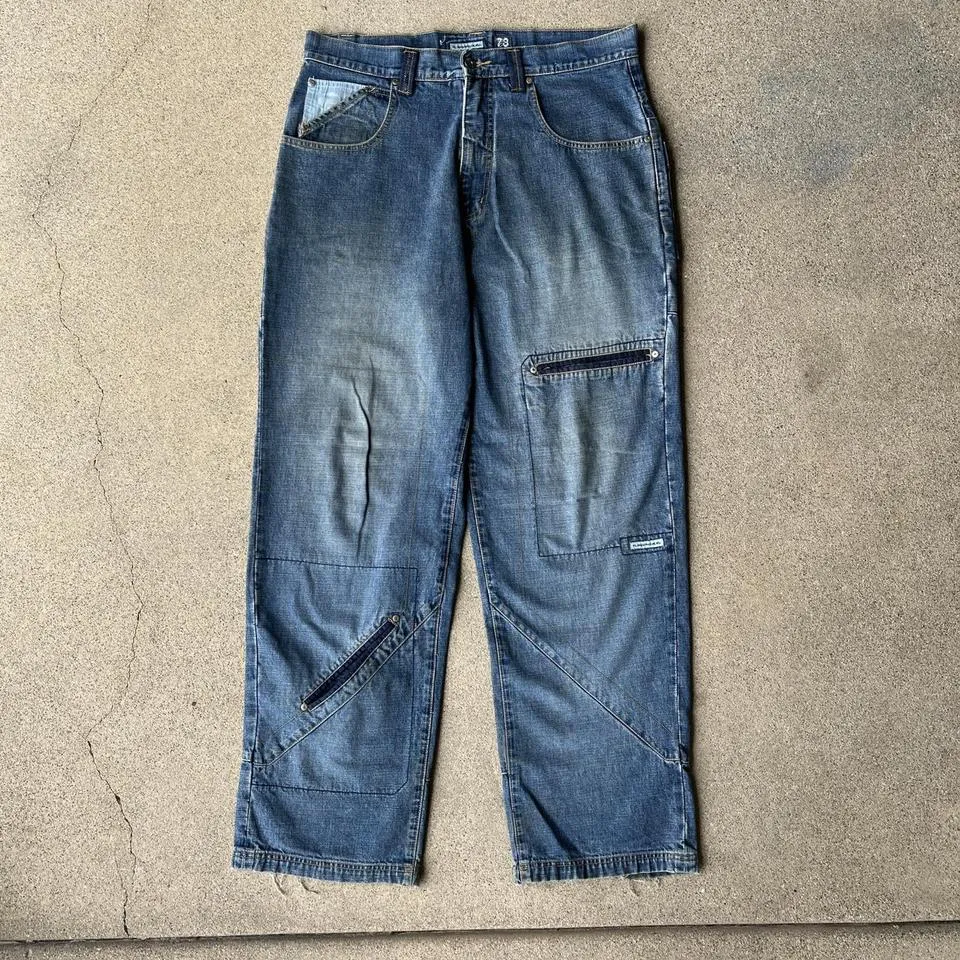 Pepe Jeans Men's Navy and Blue Jeans