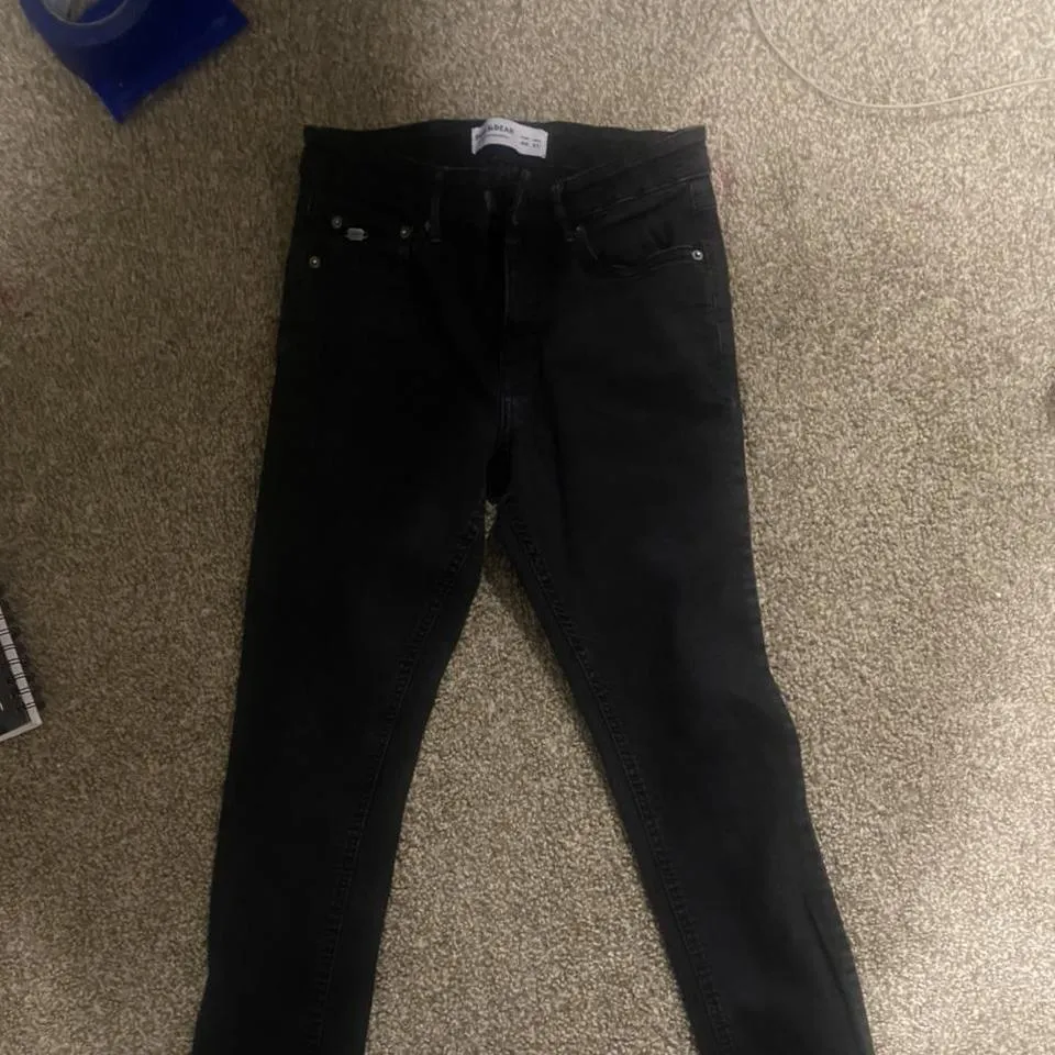 Pull&Bear Men's Black Jeans