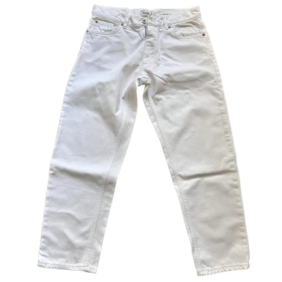 Pull&Bear Men's White Jeans