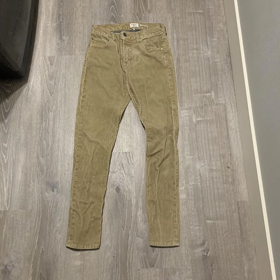 Quiksilver Men's Cream and Khaki Jeans