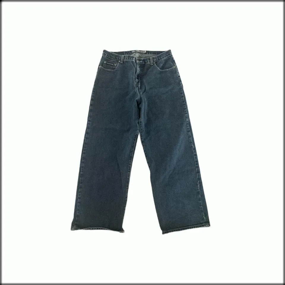 Quiksilver Men's Blue and Navy Jeans