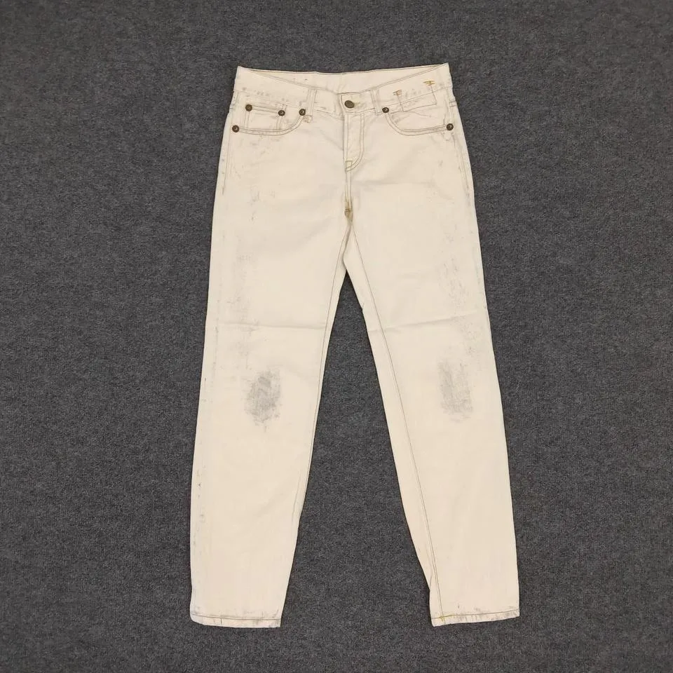 R13 Men's White Jeans