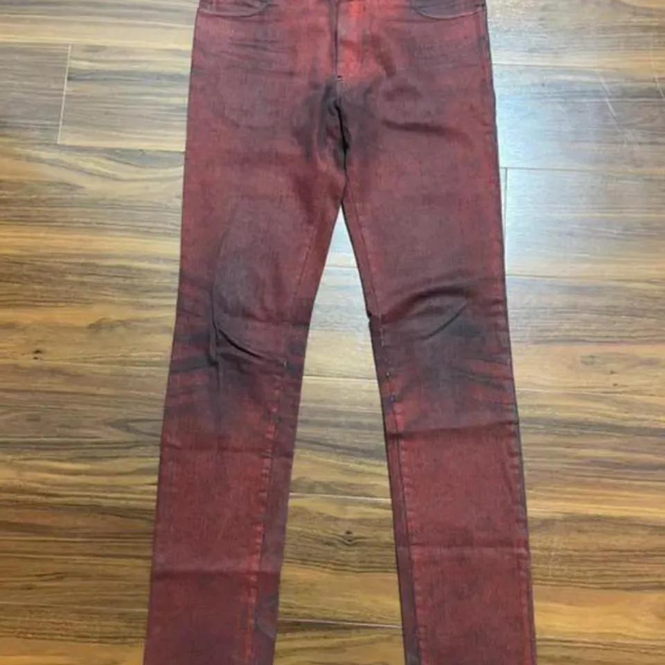 Raf Simons Men's Red Jeans