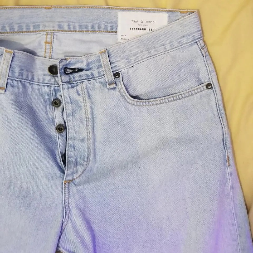 Rag & Bone Men's Blue Jeans