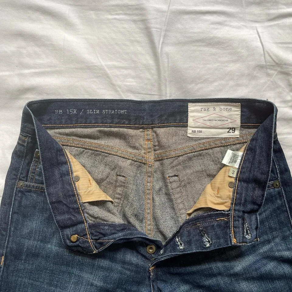 Rag & Bone Men's Blue Jeans
