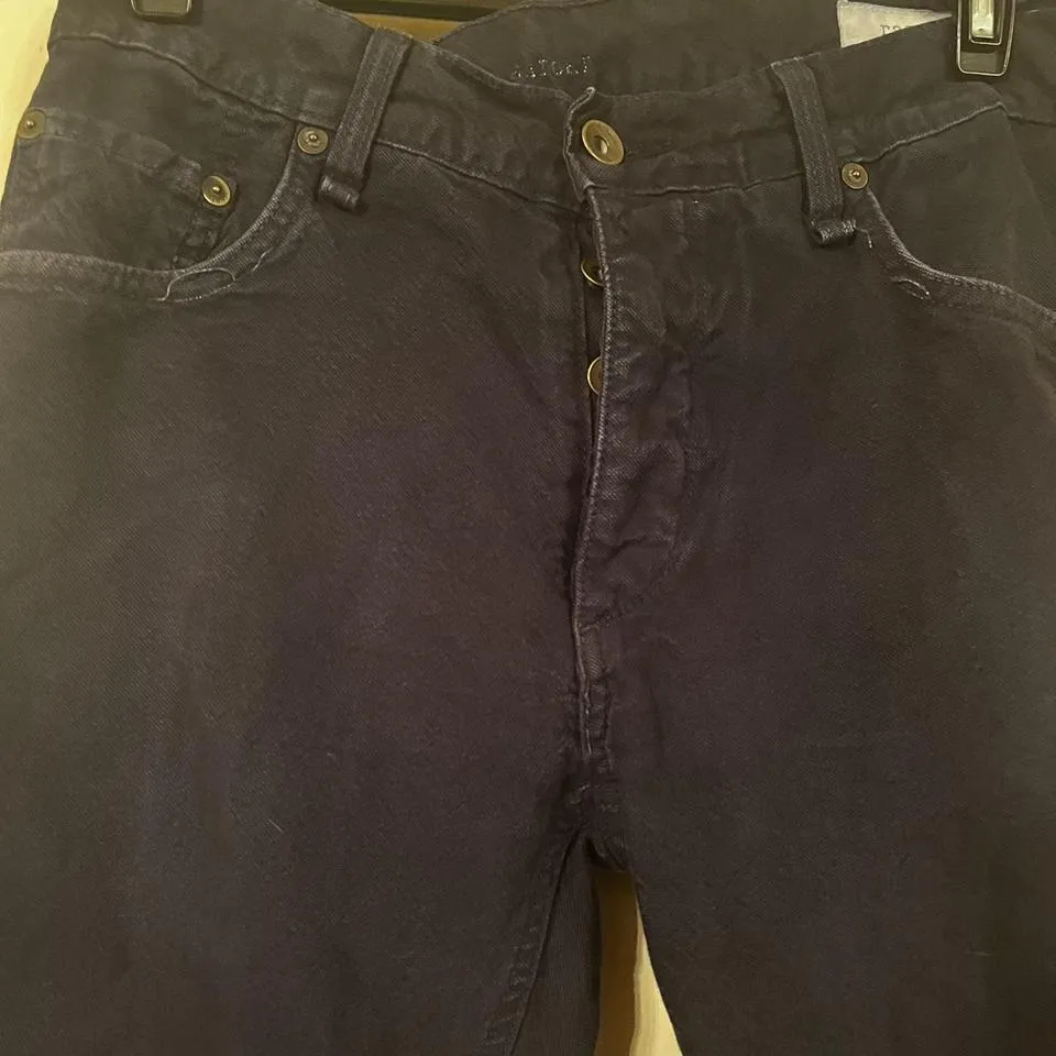 Rag & Bone Men's Black and Grey Jeans