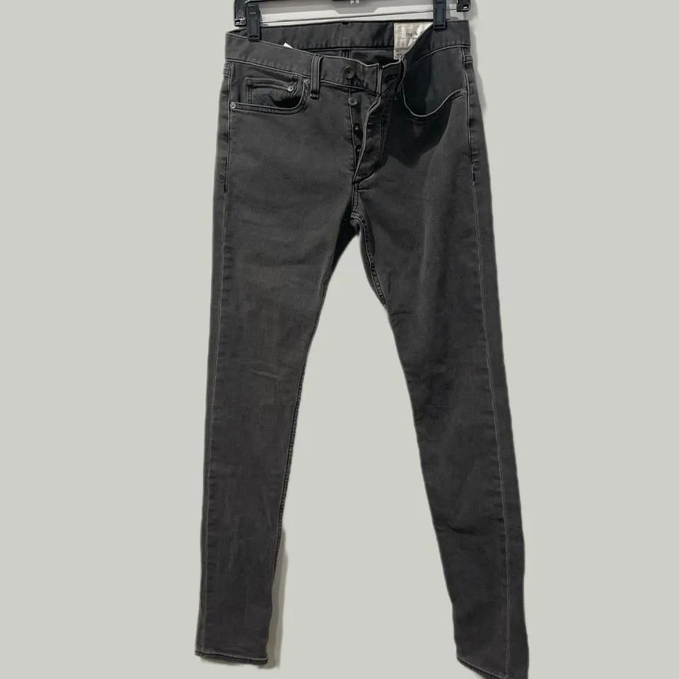 Rag & Bone Men's Black and Grey Jeans
