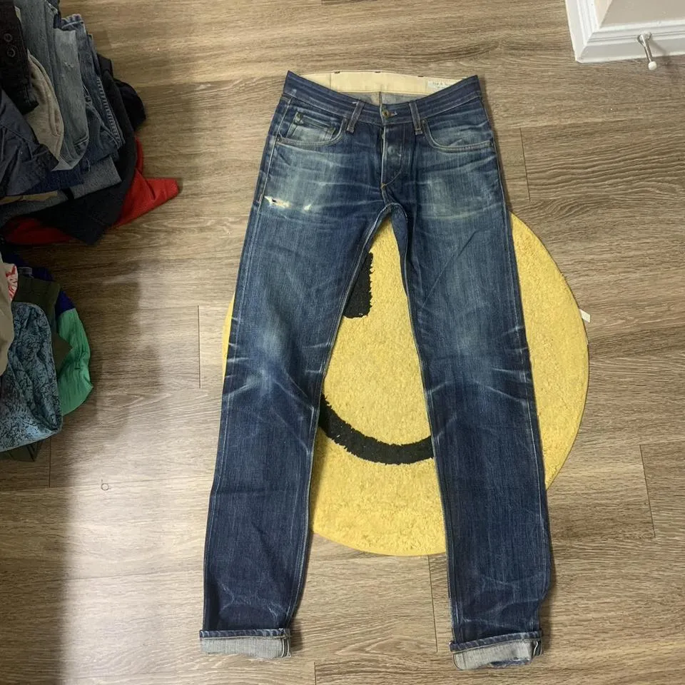 Rag & Bone Men's Navy Jeans