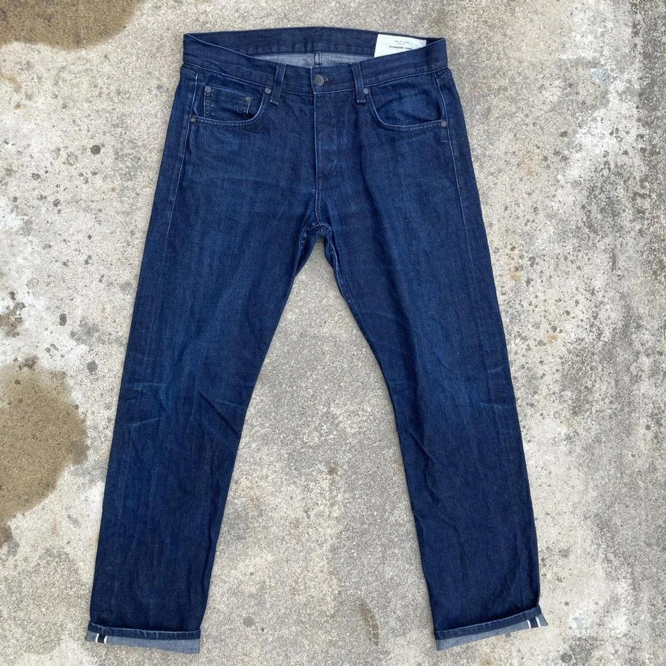 Rag & Bone Men's Blue and Navy Jeans