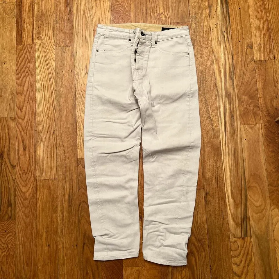 Rag & Bone Men's White and Cream Jeans