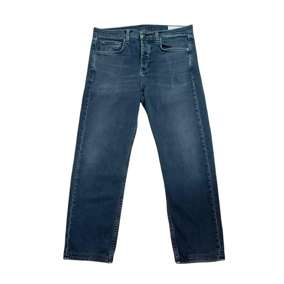 Rag & Bone Men's Blue and Grey Jeans