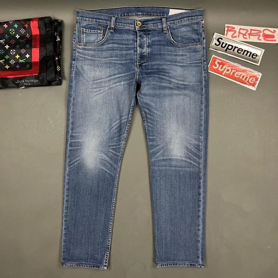 Rag & Bone Men's Blue and White Jeans