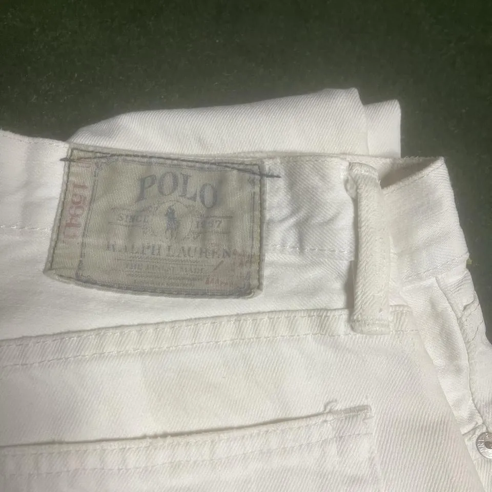 Ralph Lauren Men's White Jeans