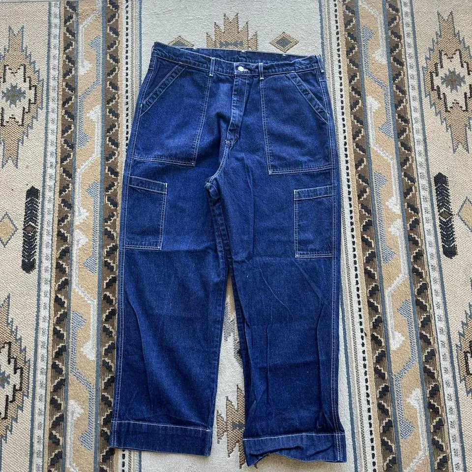 Ralph Lauren Men's Navy and Blue Jeans