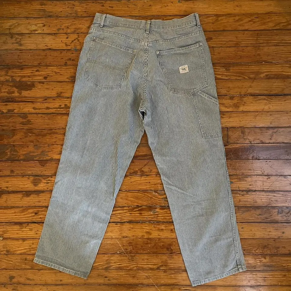 Ralph Lauren Men's Navy and White Jeans