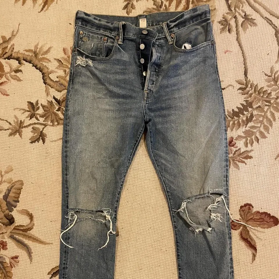 Ralph Lauren Men's Blue and Navy Jeans