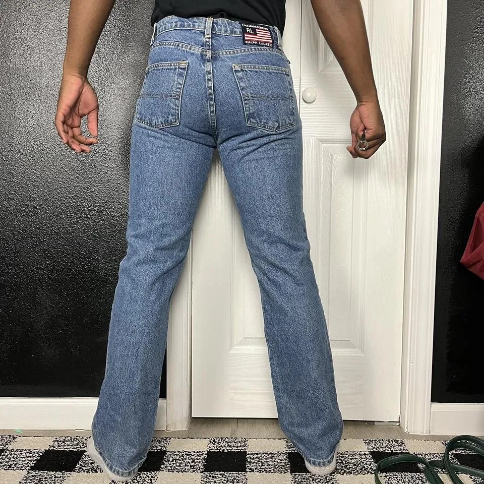 Ralph Lauren Men's Navy and Blue Jeans