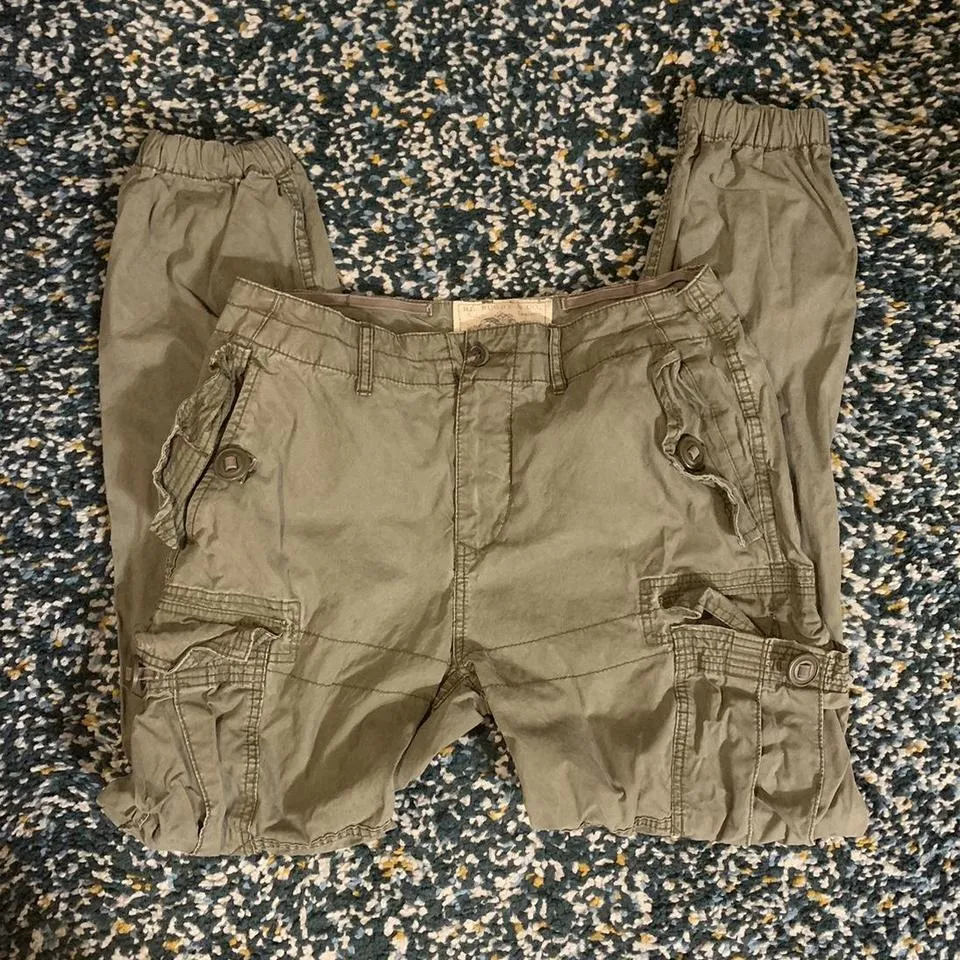 Ralph Lauren Men's Khaki and Green Jeans