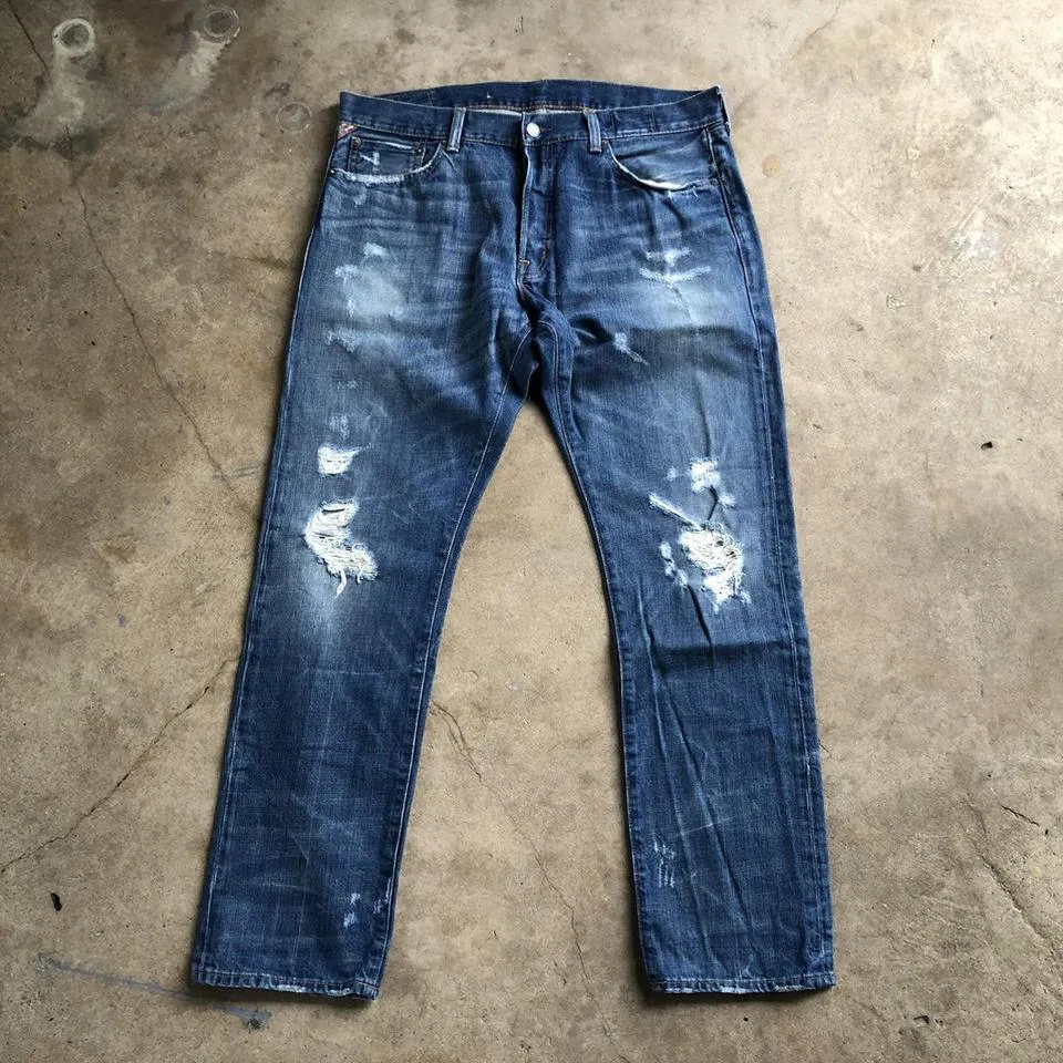 Ralph Lauren Men's Blue and Navy Jeans