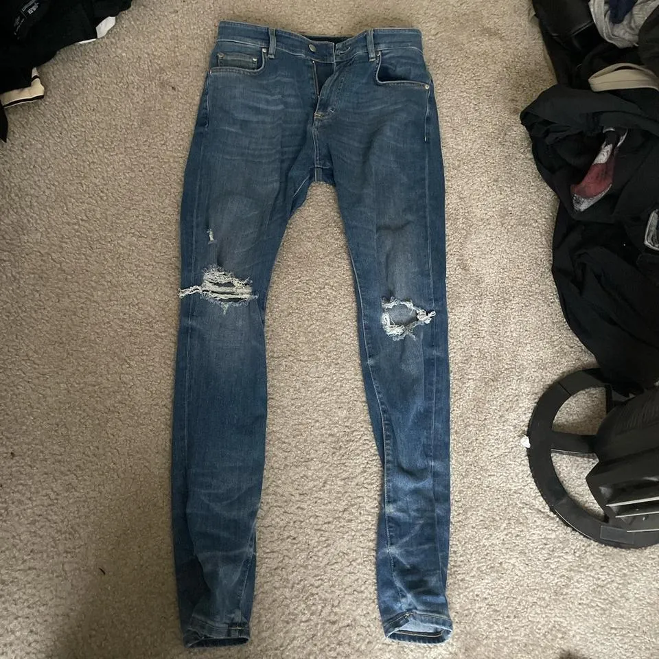 Represent Men's Blue Jeans