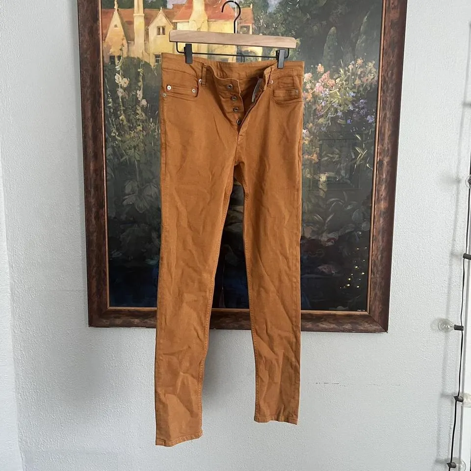 Rick Owens Men's Orange Jeans
