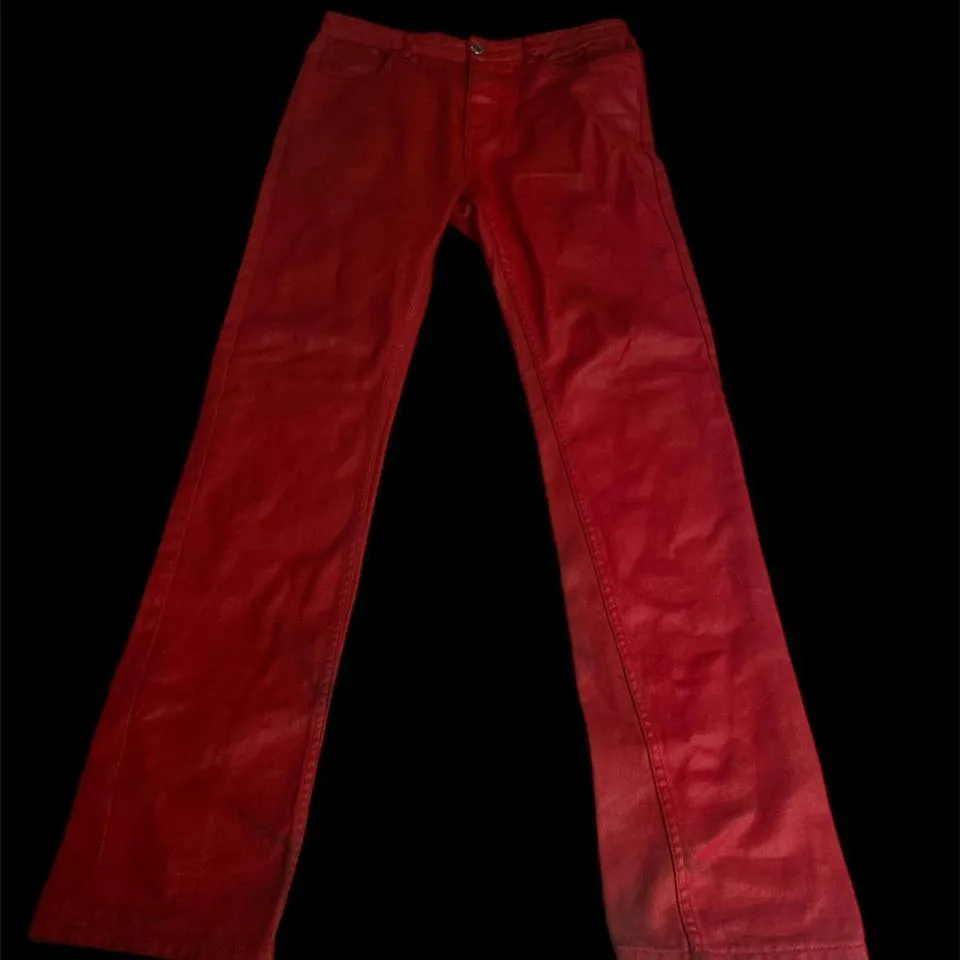 Rick Owens Men's Red Jeans