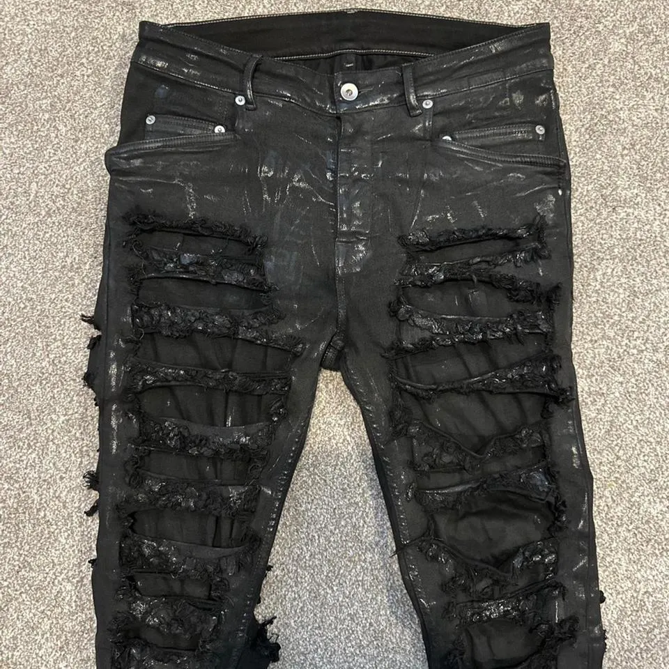 Rick Owens Men's Black Jeans