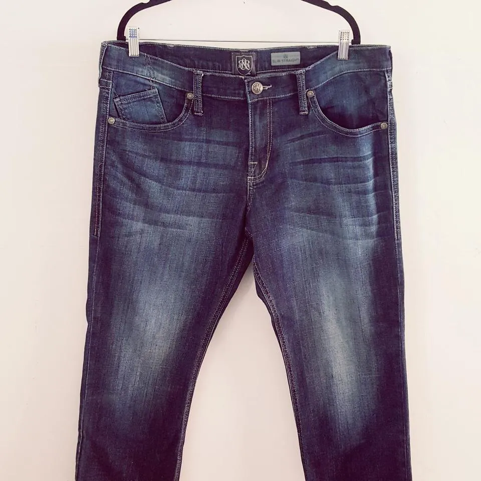 Rock and Republic Men's Navy Jeans
