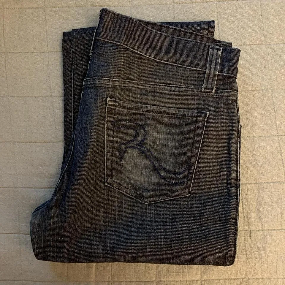 Rock and Republic Men's Navy and Blue Jeans