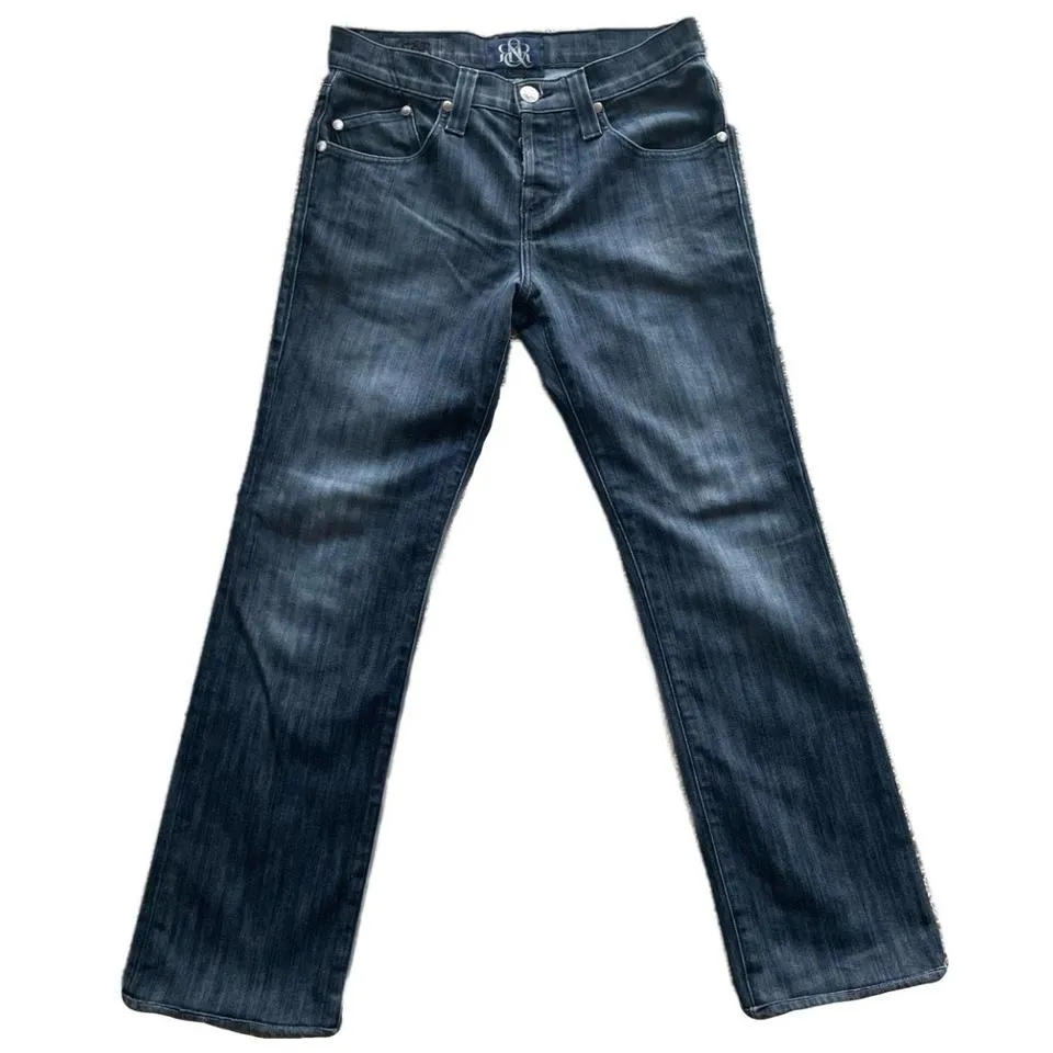 Rock and Republic Men's Navy and Black Jeans