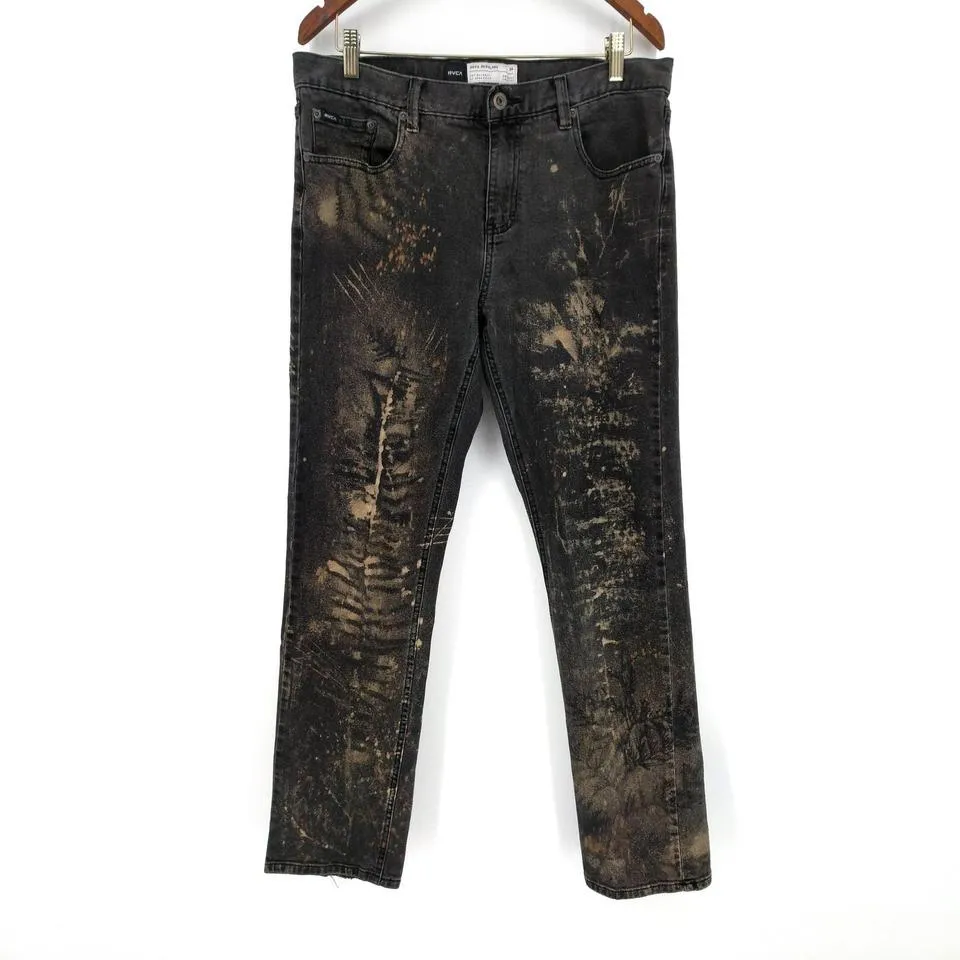 RVCA Men's Black Jeans