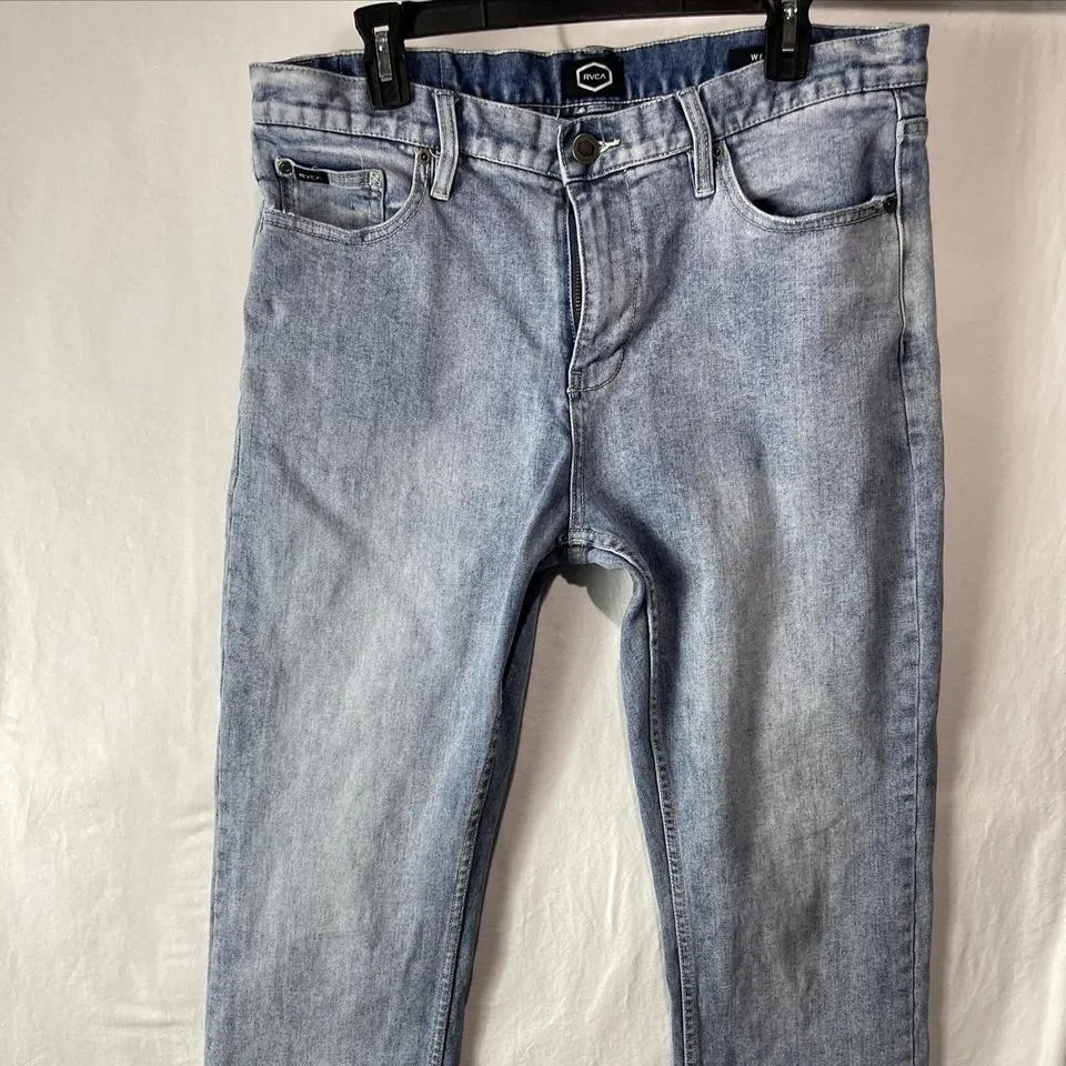 RVCA Men's Blue Jeans