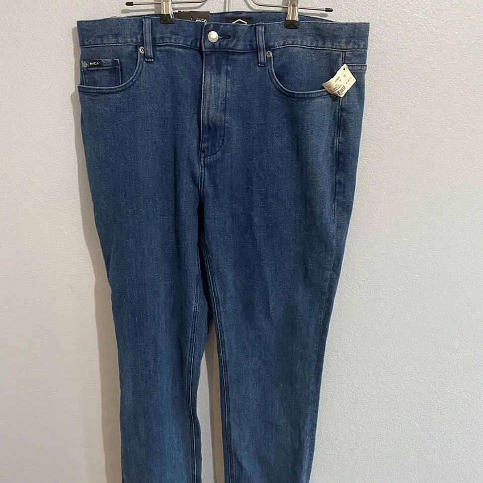 RVCA Men's Blue Jeans