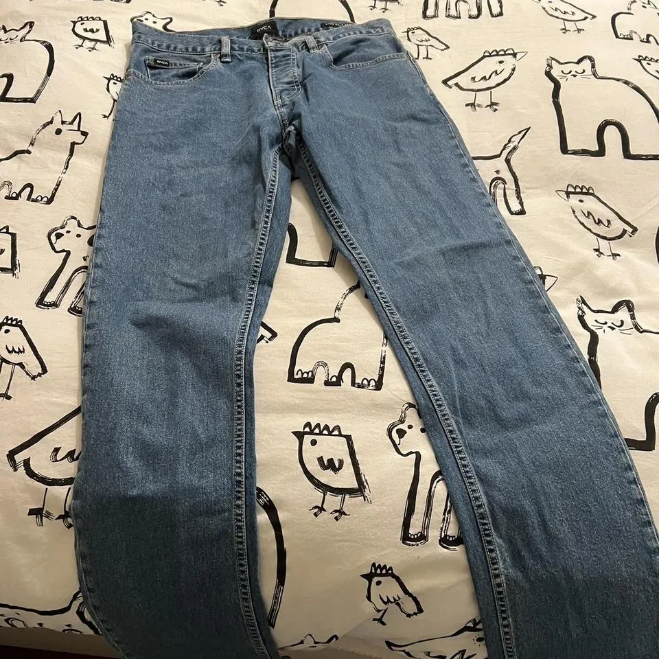 RVCA Men's Blue Jeans