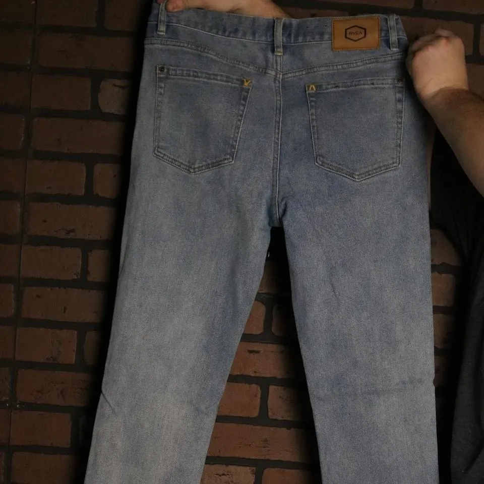 RVCA Men's Blue Jeans