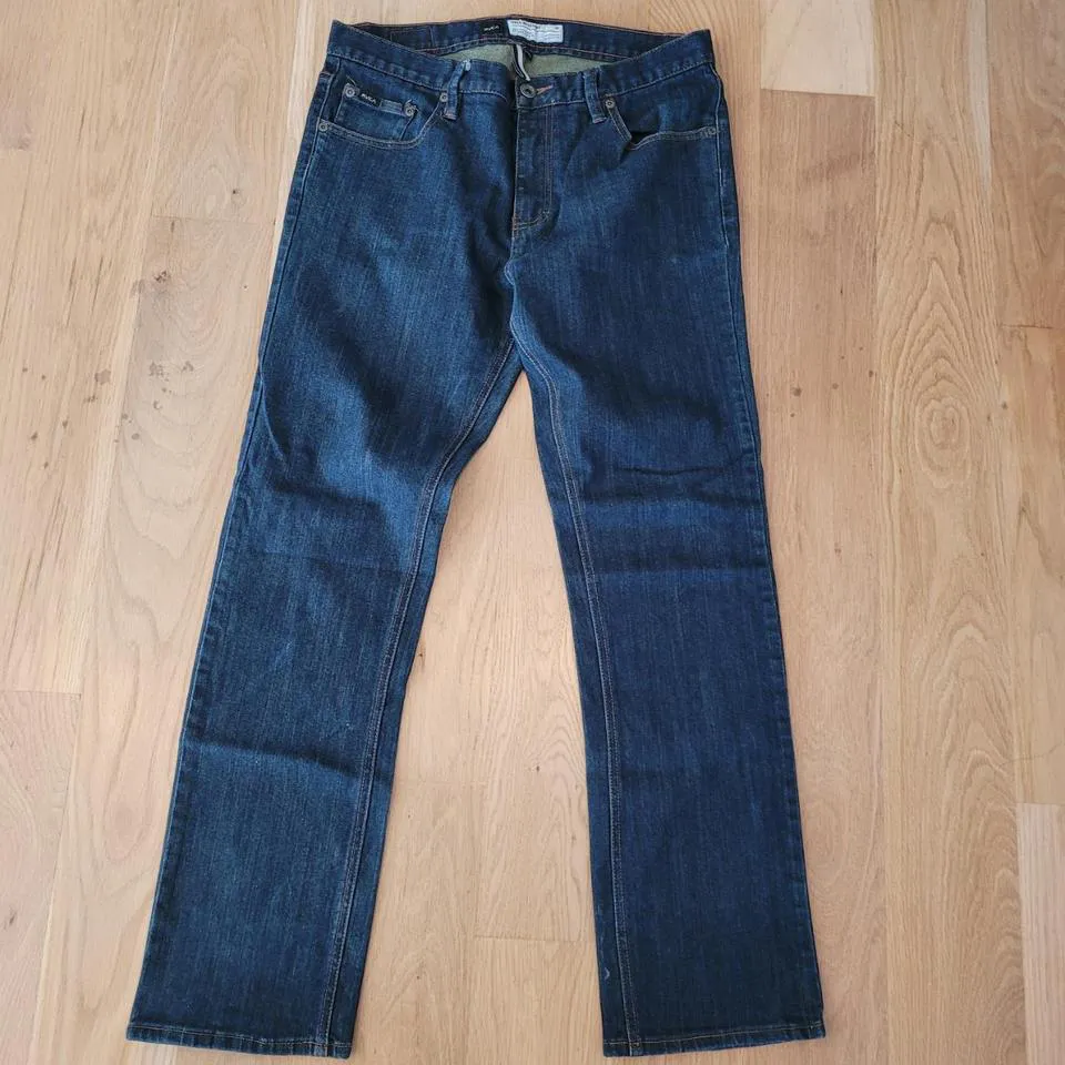 RVCA Men's Navy Jeans