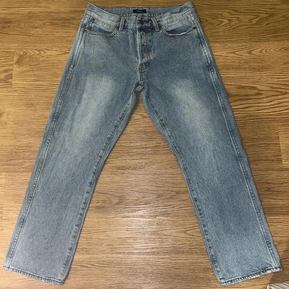 RVCA Men's Blue Jeans