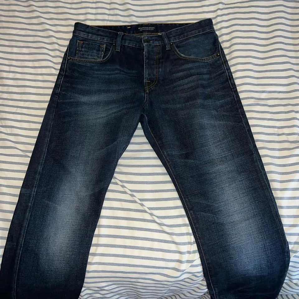 Scotch & Soda Men's Navy Jeans