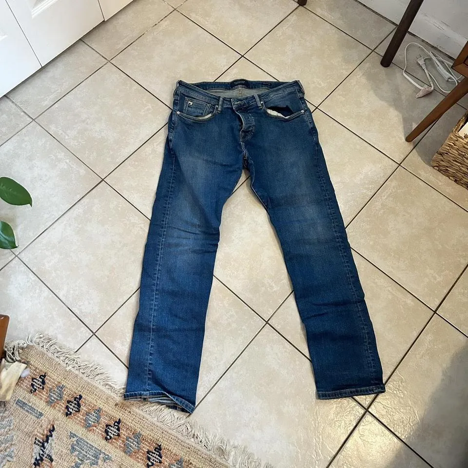 Scotch & Soda Men's Navy Jeans
