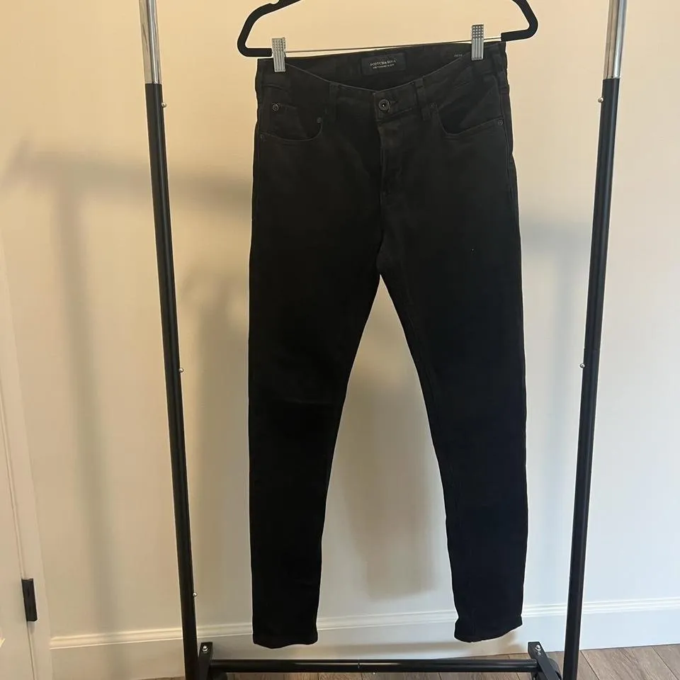 Scotch & Soda Men's Black Jeans
