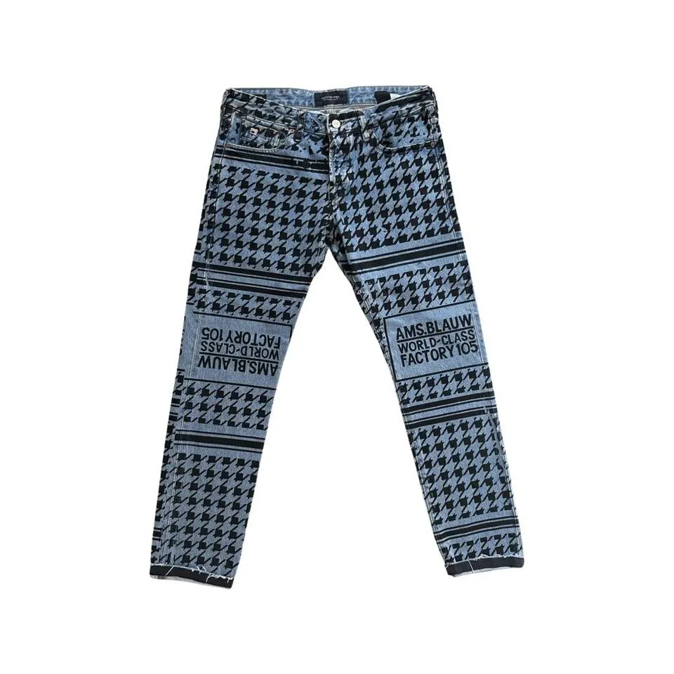 Scotch & Soda Men's Black and Blue Jeans