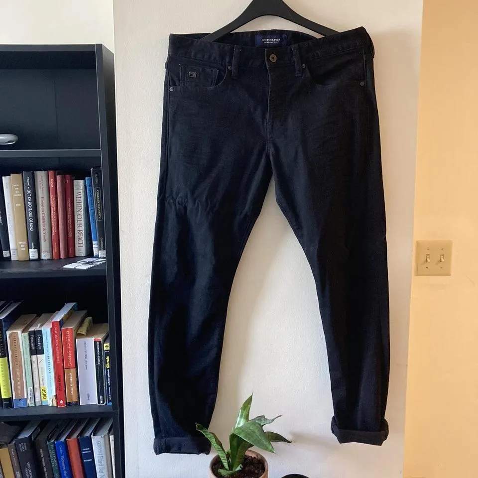 Scotch & Soda Men's Black Jeans