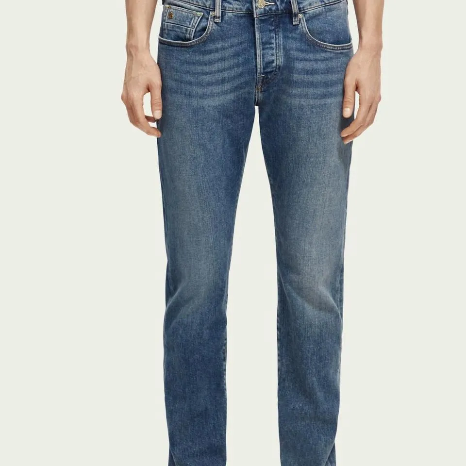 Scotch & Soda Men's Navy and Blue Jeans