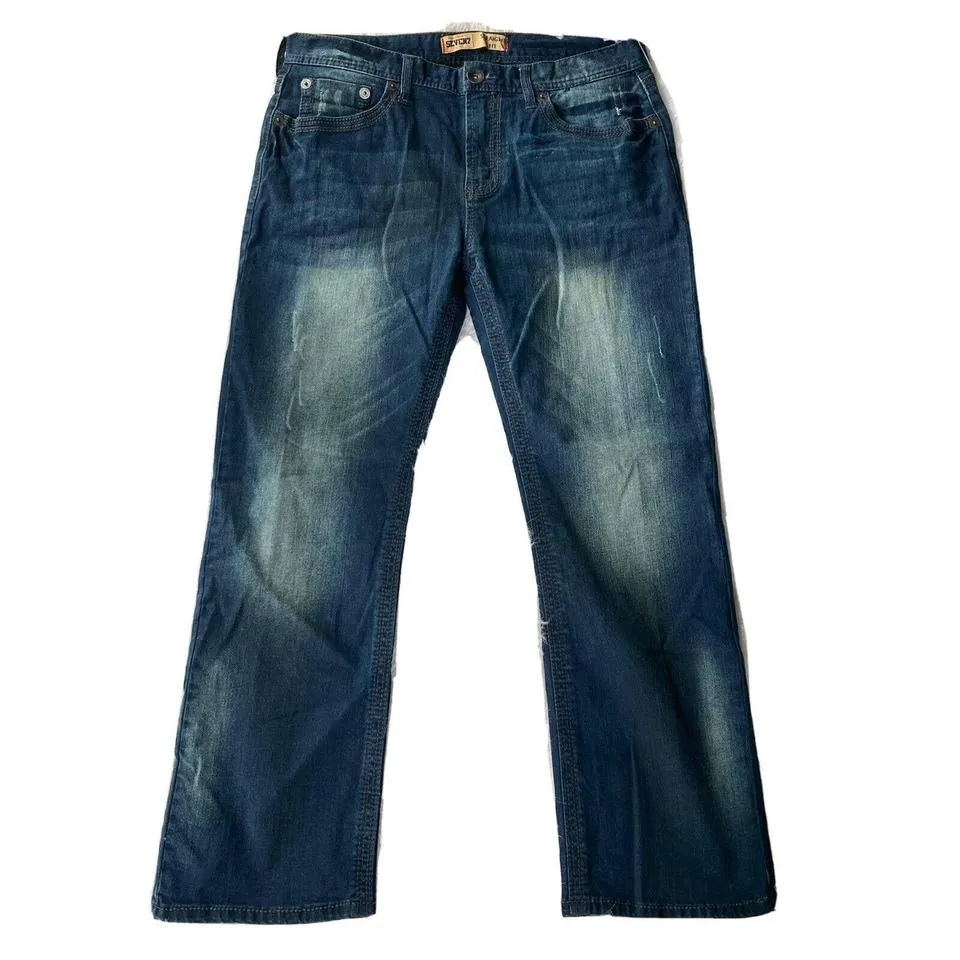Seven7 Men's Blue Jeans