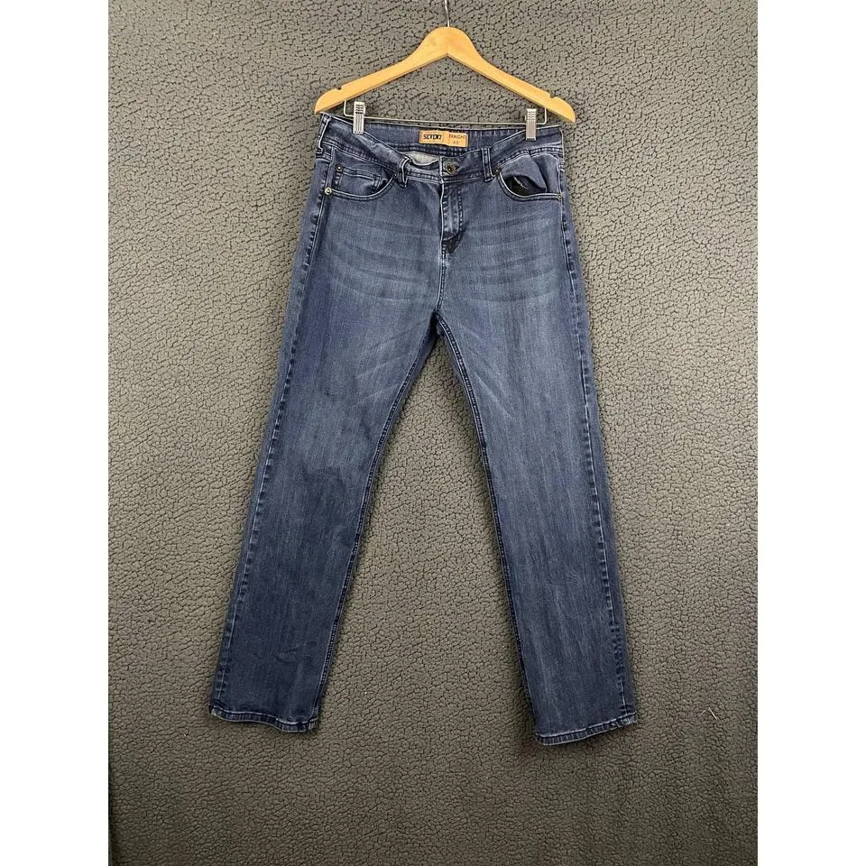 Seven7 Men's Blue Jeans