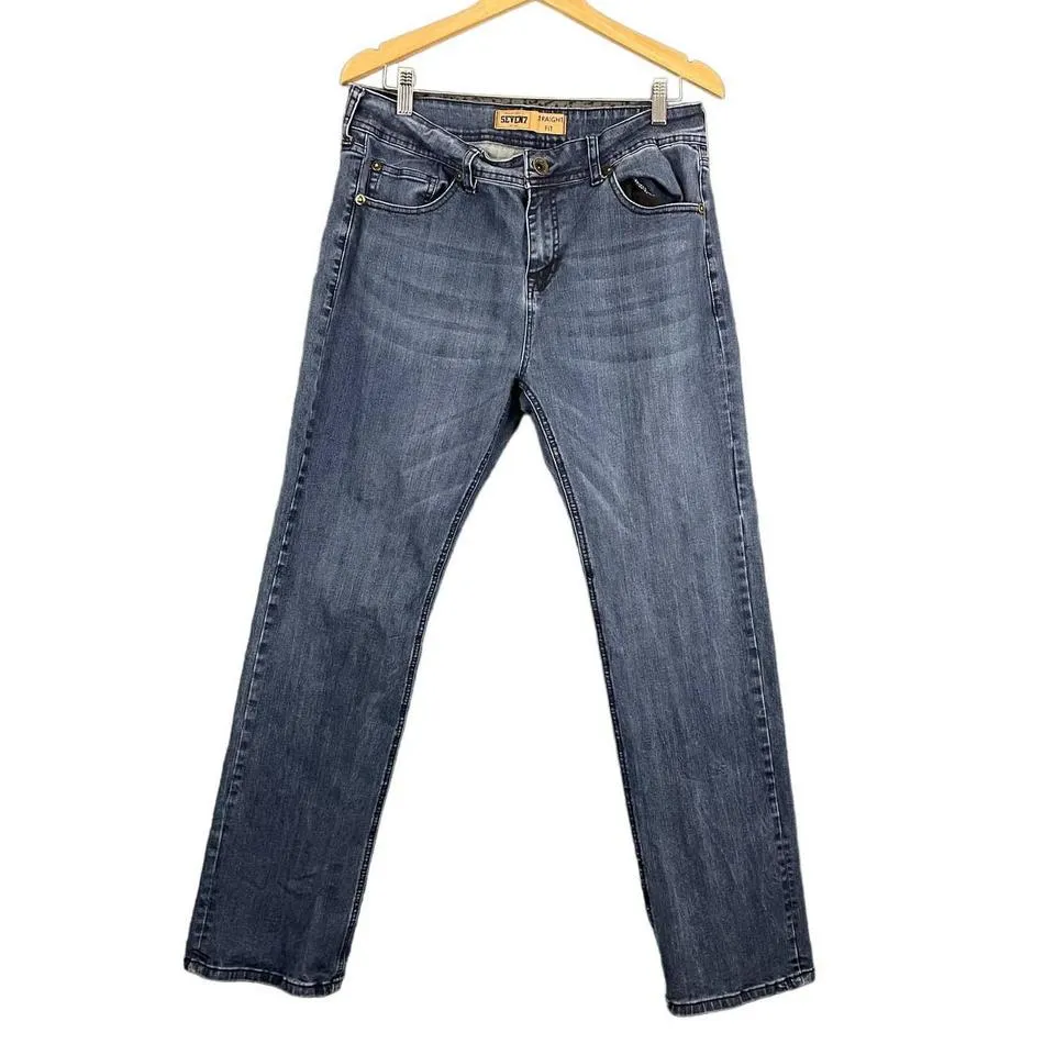 Seven7 Men's Blue Jeans